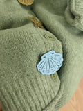Milk Green Gentle Wind High-End Knitted Cardigan Women With 2025 Early Autumn New Small Sweater