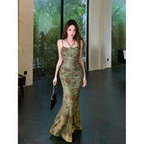 Skinny Temperament Fashion Sexy Bag Hip Dress Summer Long Slim Fold Design Dizzy Waist Sling Skirt