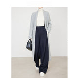 New Caramel-Colored Pants Banana Pants Old Money Style Suit Pants High Waist Leisure High Loose