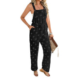 Dili 2025 Spring And Summer Leisure Bohemian Holiday Wind Print Bump Color With Joint Pants Woman