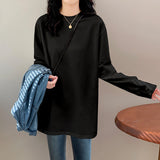 High-Quality Deyin White Bottoming Shirt Women's Autumn And Winter Wearing A Velvet T-Shirt With Long-Sleeved Top