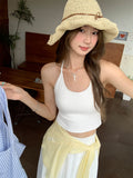 Sweet Hottie Sexy Vest Sling Female Summer 2026 New Outer Wear With Beautiful Back Bra Pad One Short Top