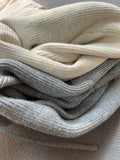 Grey Hooded Sweater Coat Women Loose Spring And Autumn Winter Outside The Lazy Wind Thick Knit Double Zipper Sweater