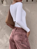 Dili Y2K Hot Girl Style Long-Sleeved Women's Shirt T-Shirt Women's Clothing 2025 Autumn And Winter