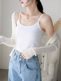 Pure Cotton Sling Vest Women's Summer 2025 New Inside And Outside Wearing A Short Boobs And Umbilish Buns
