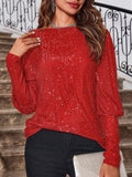 2025 New Commute Wind Loose Long-Sleeved Sleeves Round-T-Shirt T-Shirt T-Shirt Girl