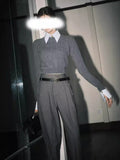 Fake Two Intellectual Style Sweaters Can Be Unpacked And Bumped Knitted Shirts In The Spring New Top