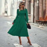 Independent Design Women's Dress Dress Casual Holiday Waist Long Dress Spring And Autumn Four Seasons Women's Clothing