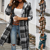 Dili 2025 Autumn And Winter Women's Casual Casual Casual Casual Buckle Hooded Jacket