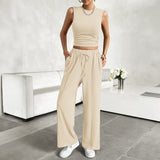 Dili Women's Clothing 2025 Spring And Summer City Casual Solid Color Coat Vest Trousers Set