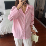 Dili Leisure Vacation Senior Long-Sleeved Women's Shirt Women's Clothing 2025 Autumn And Winter