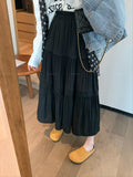 The Color Of The White Cake Skirt And The Half-Dressed Woman 2025 Summer New High-Rise Thin A-Word Dress Design Sense