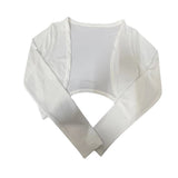 White Ice Silk Sunscreen Sleet Coat Thin Small Shawl Women's Summer With Sling Skirt Hoodie