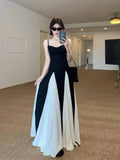 French Retro High-End Sling Dress Women 2026 Summer New Seaside Style Style Waist Dress