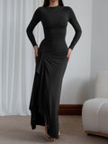 Didi Y2K Hot Girl Style Short-Sleeved Dress Dress Women's Clothing 2025 Autumn And Winter