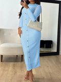 Dili Elegant Temperament High-End Bag Hip Dress Dress Women's Dress 2025 Autumn And Winter