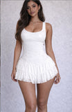 New Fashion Solid Color Body Repair Ballet Princess Lace Splicing Multi-Layer Waist Skirt Dress Dress Woman