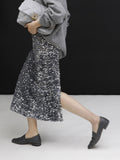 Spring And Summer New Half Dress Eye-Catching Sharp Velvet Velvet Velvet Ambiance Daily Gorgeous Blingbling Half Skirt