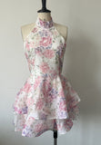 2025 Summer New Women's Fashion Print Showback Dress Sexy