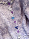 Self-Retention Recommendation~¶¤ Beaded Long-Sleeved Knitted Cardigan Women 2025 Spring And Autumn New Soft-Creinous Sweater Jacket Tide