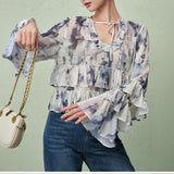 New Primary Cotton-Dipped White Lysier Tian Silk Jeans Old Money Style Pants Casual Straight Trousers Woman