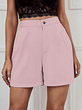 Summer New Women's Wide Legs Comfortable Leisure High-Waist High-Waisted Five-Point Shorts Women's Pants