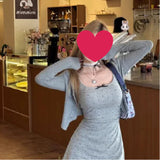 Chizhuang Sling Skirt Babes Dress 2025 Summer New Waist Design Feel Cardigan Sexy
