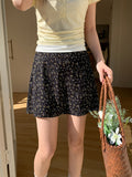Korean Wearing Design Shattered Flower Skirt Women 2026 Spring And Summer New High-Rise Thin A-Word Half-Dress Skirt