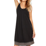 Summer Ladies Pyjamas Plating Spliced Sleeveless Vest Imitation Cotton Casual Home Clothes Pajamas