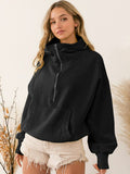 New Clothes With Hoodie Women's Fashion Brand Sports Hoodie Zipper Draw Rope Long-Sleeved Top Coat