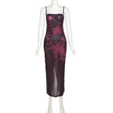 New Women's Temperament Sling Lace-Up Slimming Bag-Butyum Print Lace Dress In Autumn 2025