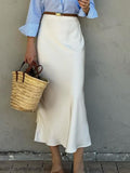 Dili Fashion Style Solid-Colored Bag Hip Skirt Dress Half-Dress Skirt Women's Dress 2025 Autumn And Winter
