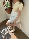 Korean Sweet Lace Dress Girl 2026 Summer Loose Ass High Waist Pure Desire Ballet Style A Short Skirt
