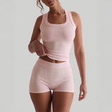Dili Sports Yoga Wind Sling Vest Summer Shorts Set Women's 2025 Spring/Summer