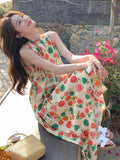Dopamine Sleeveless Dress Women's Summer 2026 New French Sweet Seaside Vacation Slamb Vest Suspension