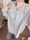 Soft Sweet Sweater Cardigan Jacket Women Autumn 2025 New Super-Good Looking Loose Lazy Knitted Shirt Top