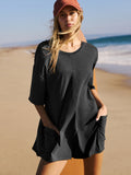 Explosion Hot Sales Jump-Suited Trousers Loose Pocket Jumpsuit Sexy Women's Casual Sportswear