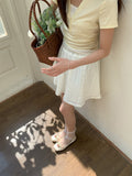 Korean Sweet Lace Dress Girl 2026 Summer Loose Ass High Waist Pure Desire Ballet Style A Short Skirt