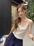 Designing A Bow With Wooden Ear Sling Vest 2026 Summer New Pure Lust Wind Set Small Top