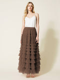 2026 Summer Burst Fashion Mesh Cake Half-Dressed Skirt