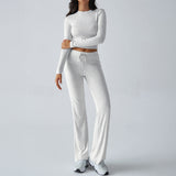 Dili 2025 Autumn And Winter Y2K Casual Sports Style Long-Sleeved Top With Trousers Suit Woman