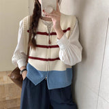 Double Zipper Open Shirt Knitted Vest Vest Women 2025 Autumn New Loose Wearing Horse Clip Round Collar Sweater Shoulder