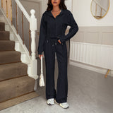 Dili Casual Holiday Wear Sweat Jacket Casual Trousers Suit Women's 2025 Autumn And Winter