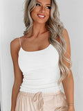 Women's New Knitted Pure Desire Sling Vest With Threaded Hottie Y2K Top Wear