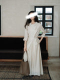 New Qingyou New Chinese Cooling Sense Relaxed Intellectual Style Shirt Half-Skirt Set Autumn