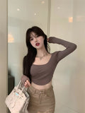 2025 Super Spice Girls Solid Color Short T-Shirt Gupling Long Sleeve T-Shirt