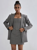 - 2025 Spring And Summer Women's Suit Fish Bone Suit Women's Jacket Belt Trousers 2025 New Spring