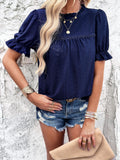 Dili Leisure Vacation Short Sleeve T-Shirt T-Shirt Shirt Women's Winter 2025