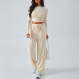 Dili Yoga Sports Long-Sleeved Trousers Set Women's Clothing 2025 Spring And Summer