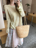 Ice Silk T-Shirt 2026 Summer New Loose Outside Girls Collar Leisure Retro Long-Sleeved Sunscreen Hoodie